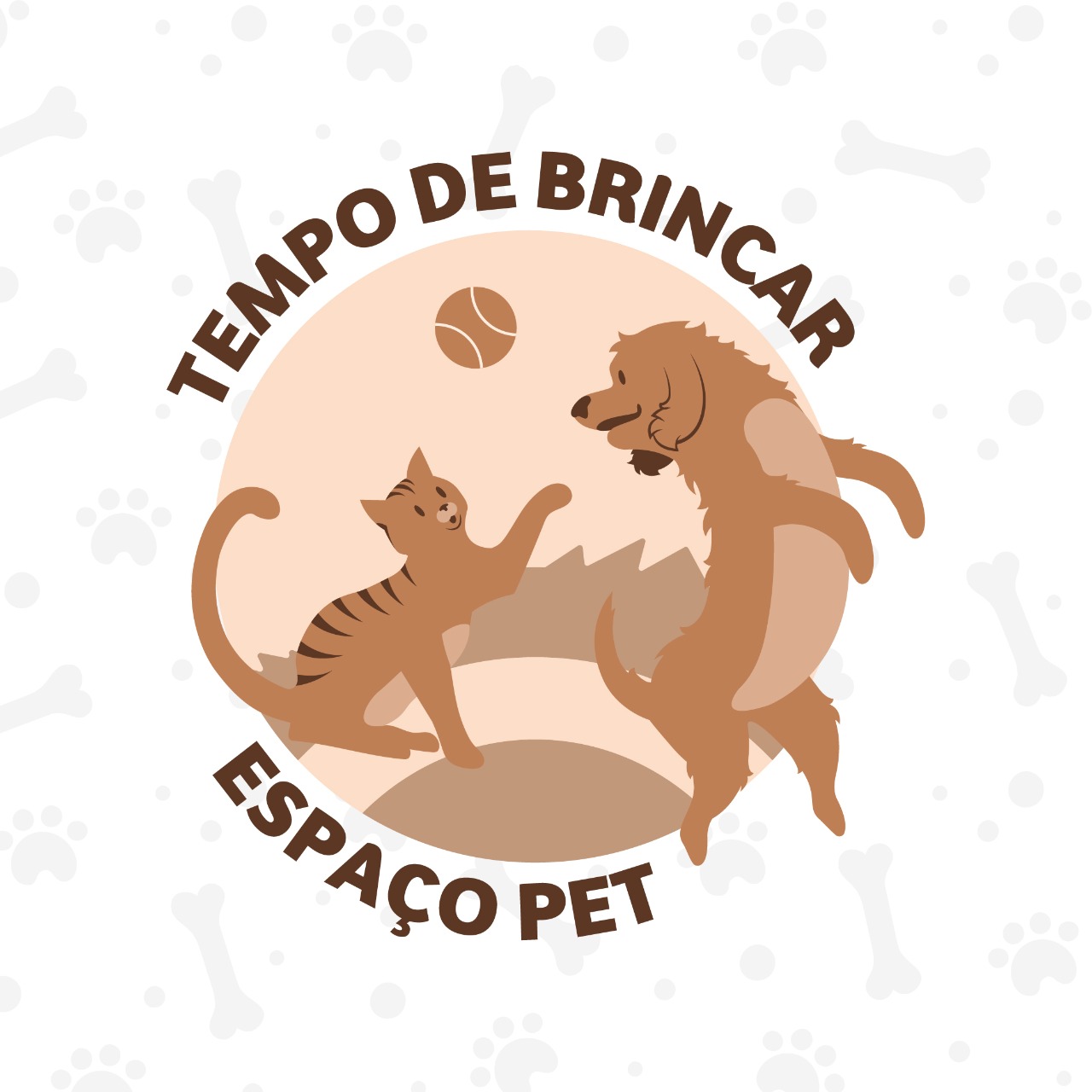 Logo Tempo de Brincar - Espaço Pet