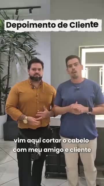 Depoimento em vídeo de Felipe Prado Visagismo